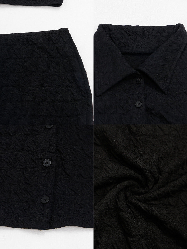 Two Piece Sleeveless Crop Top Miniskirts