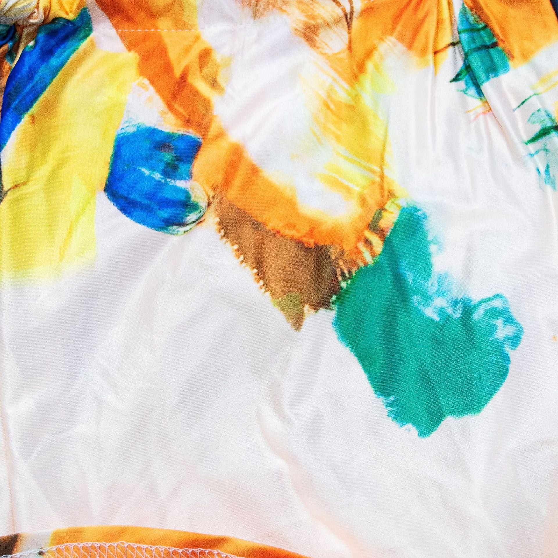 Off Shoulder Printed Patchwork Maxi Dress