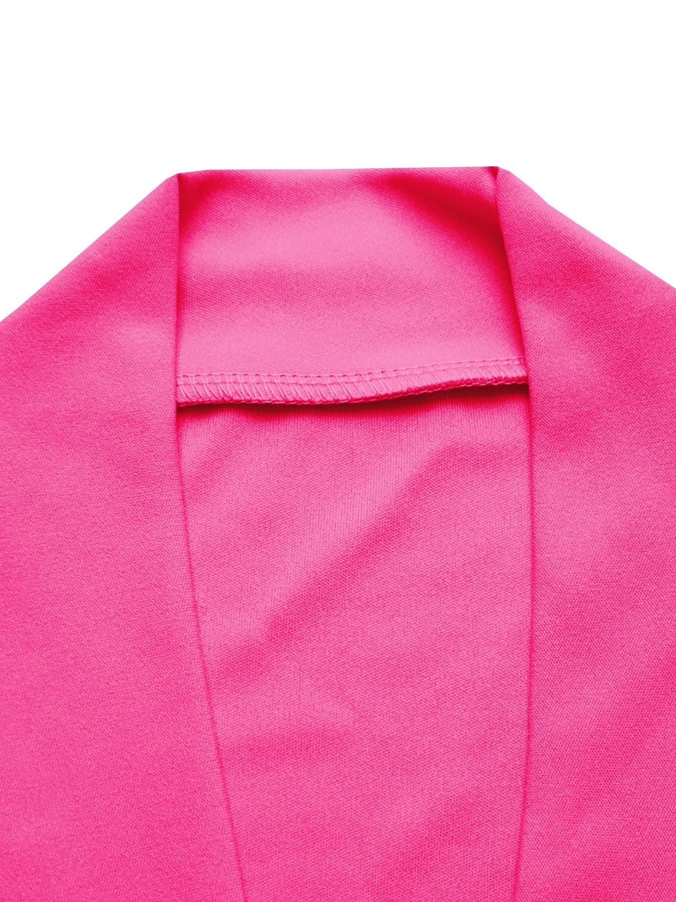 Three Piece Tank Top Short Jacket Pants Set