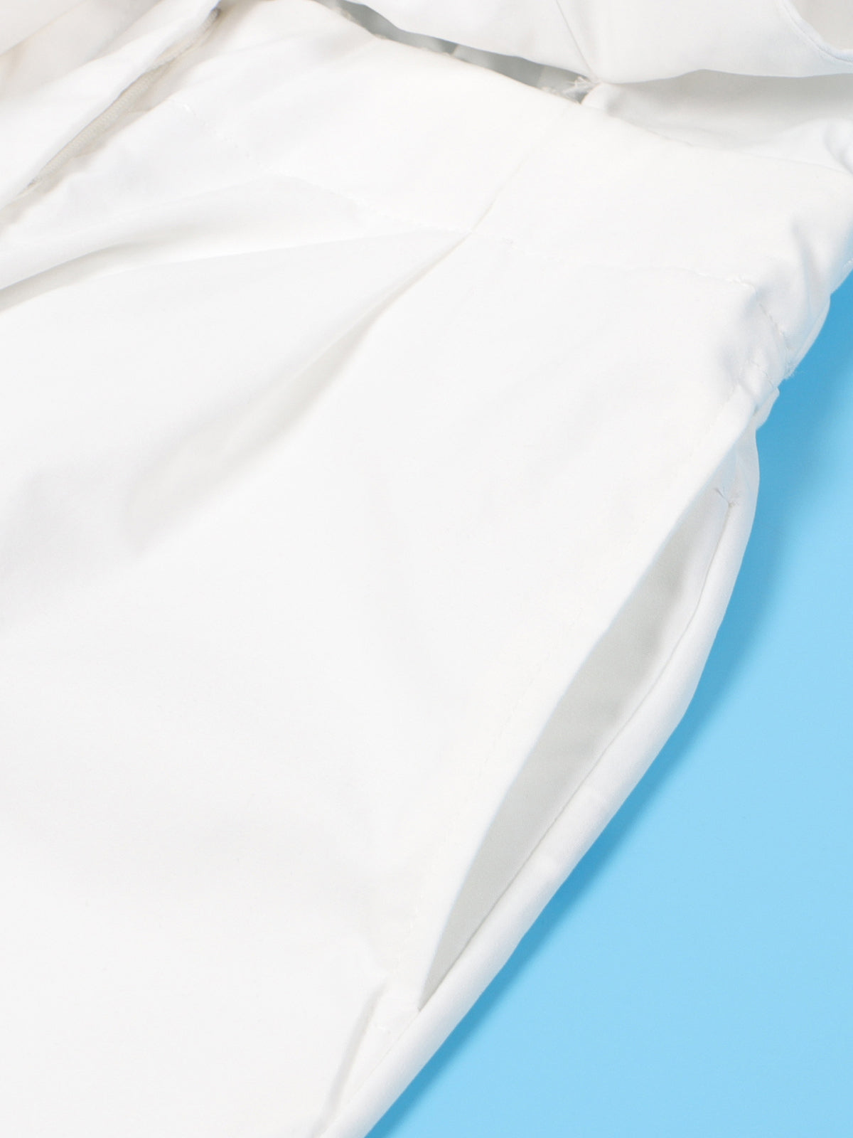 Sleeveless Solid Color Asymmetrical Romper