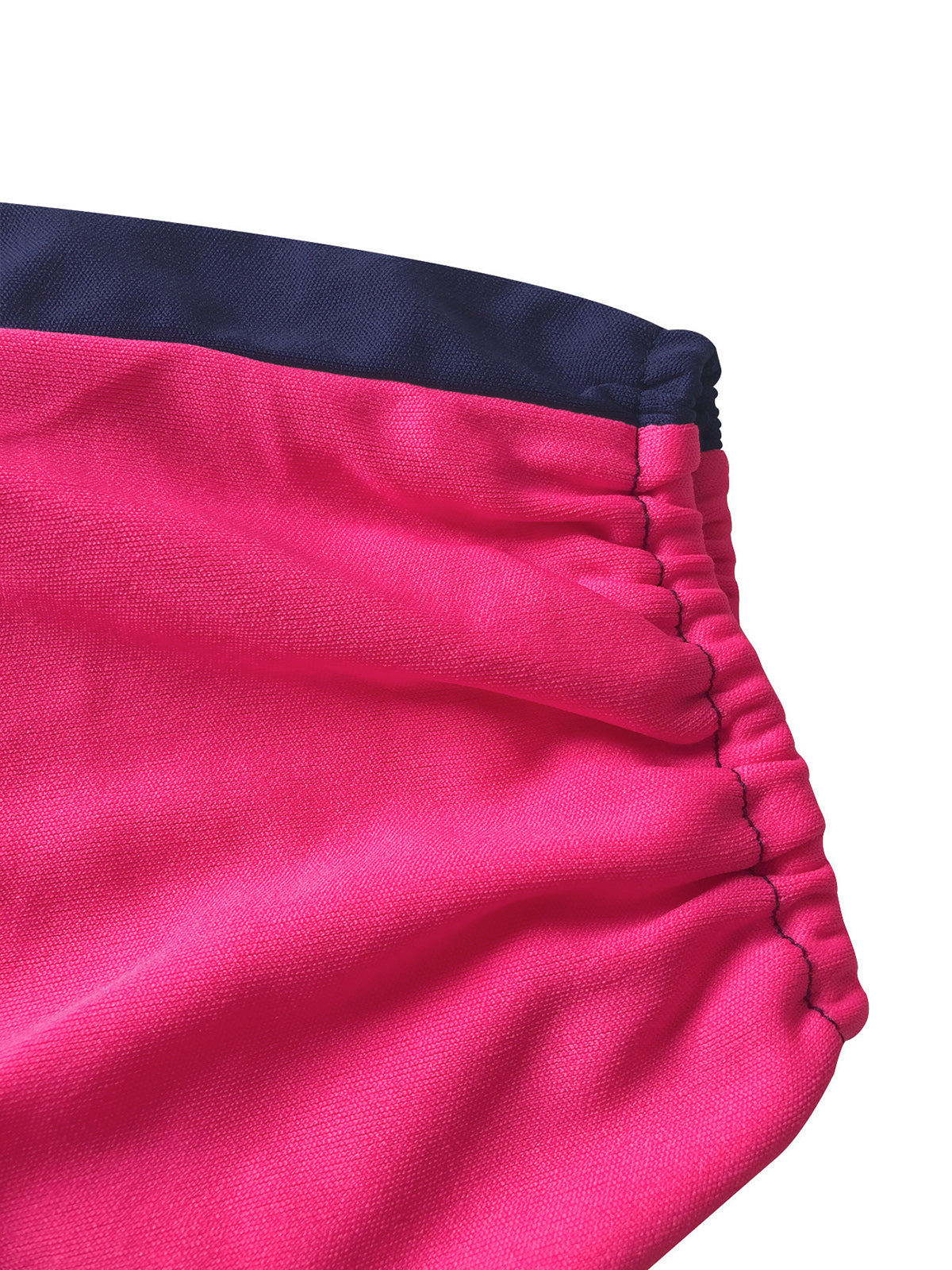 Color Block Zipper Cardigan and Tights Sports Set