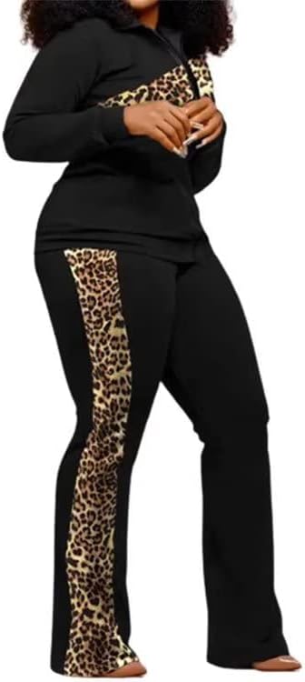 Two Piece Zipper Up Top Long Pants