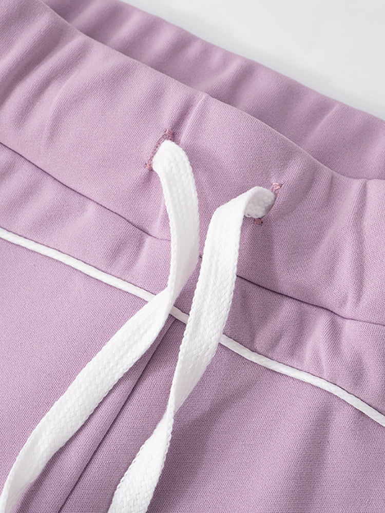 Stand Collar Slim Fit Jacket and Shorts Set