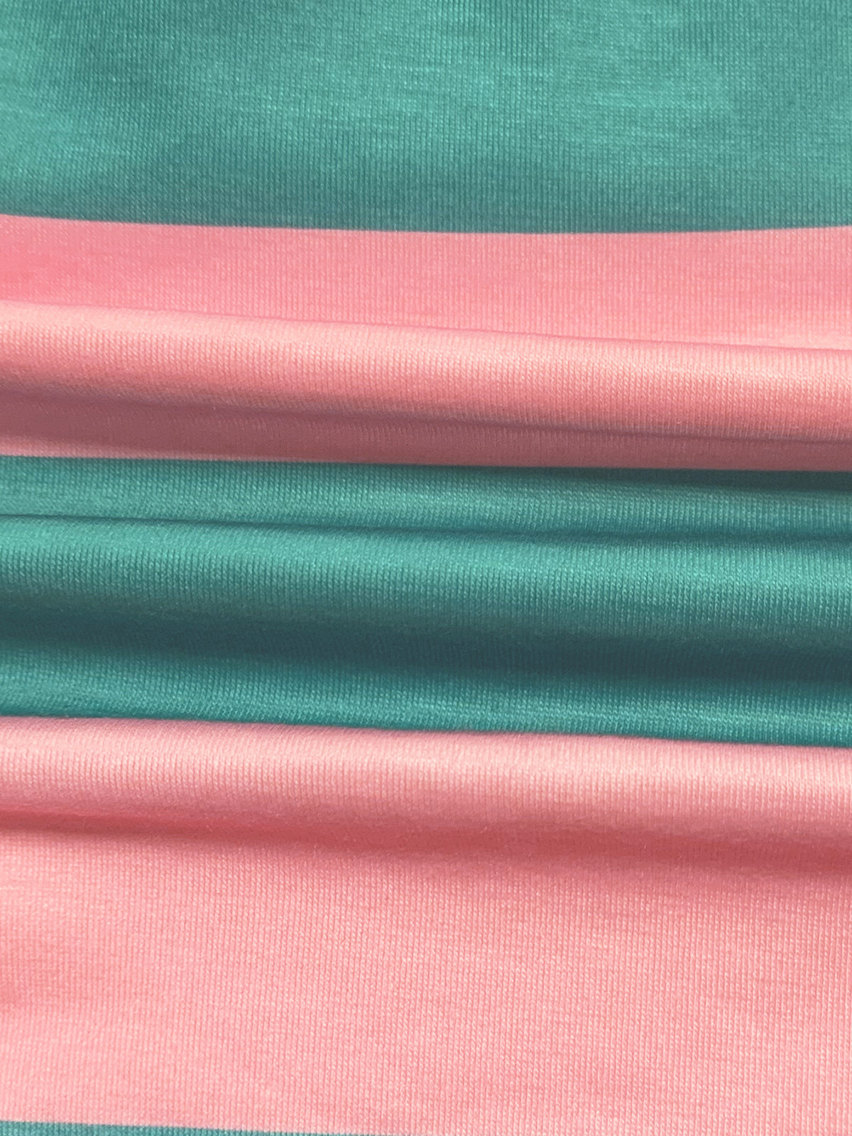 Striped Contrast Crop Top Skirt Set