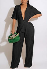 Two Piece Button Down Shirt Long Pants