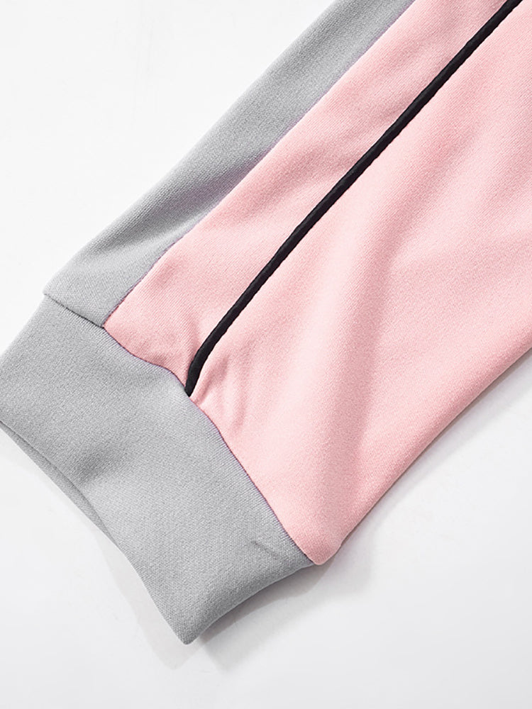 Stand Collar Slim Fit Jacket and Shorts Set