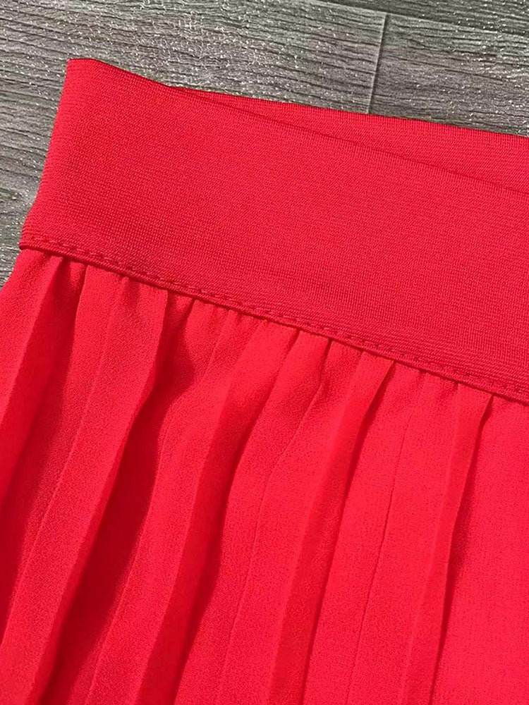 Long Sleeve V-Neck Top and Wide Leg Pants Set