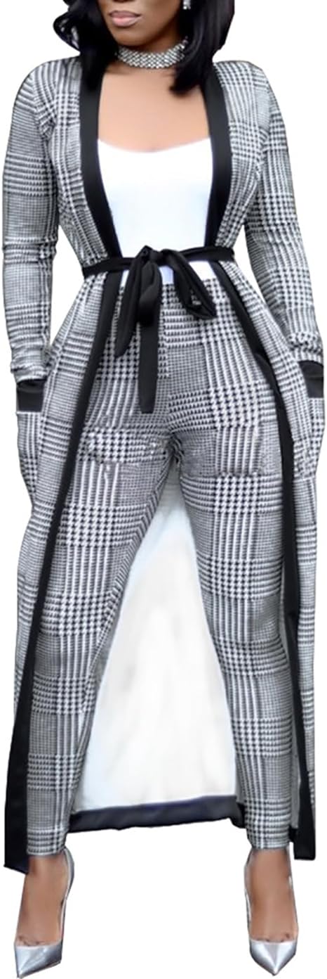 Two Piece Long Sleeve Cardigan Pants Sets