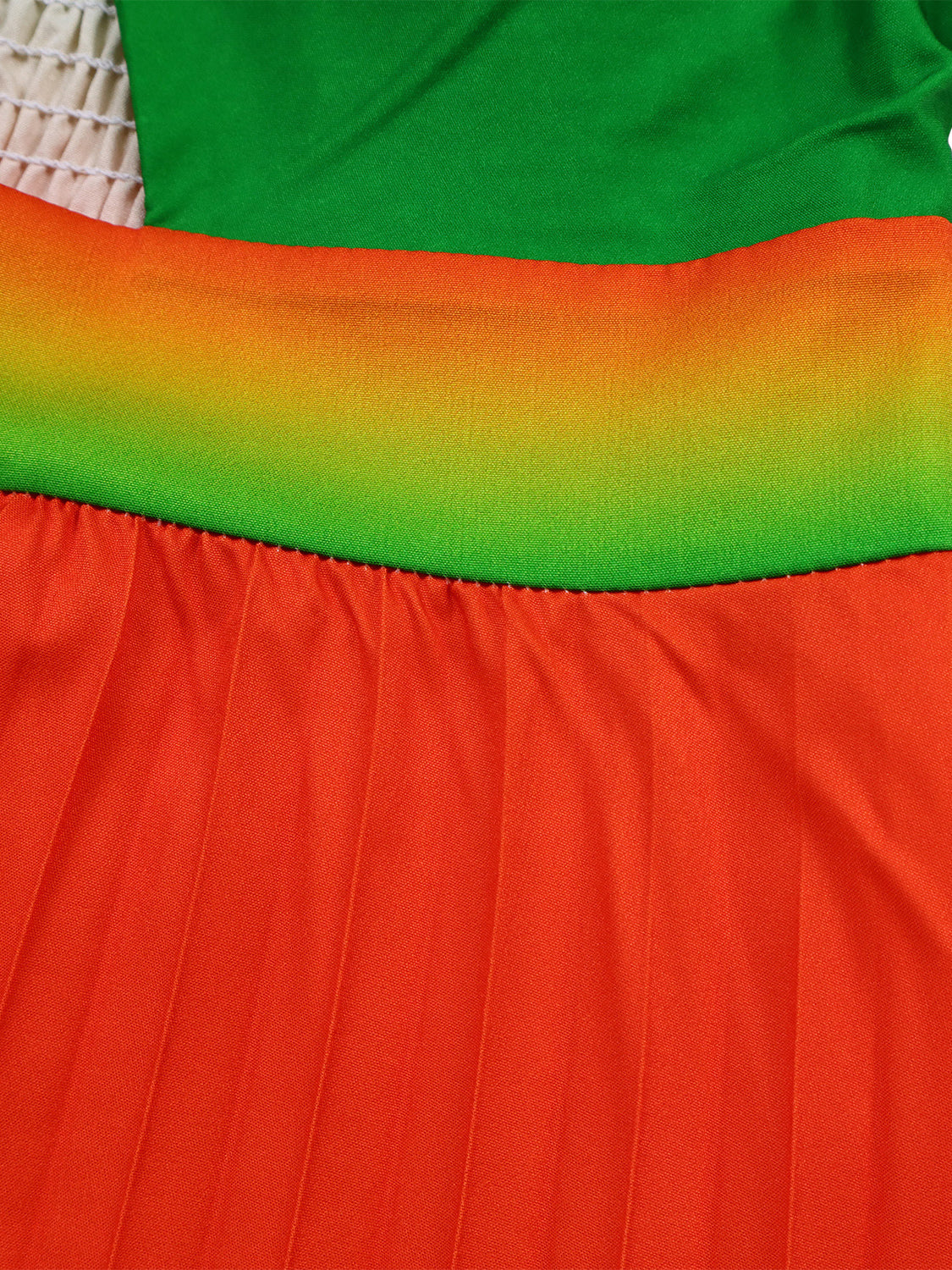 Strapless Gradient Rainbow Backless Jumpsuit