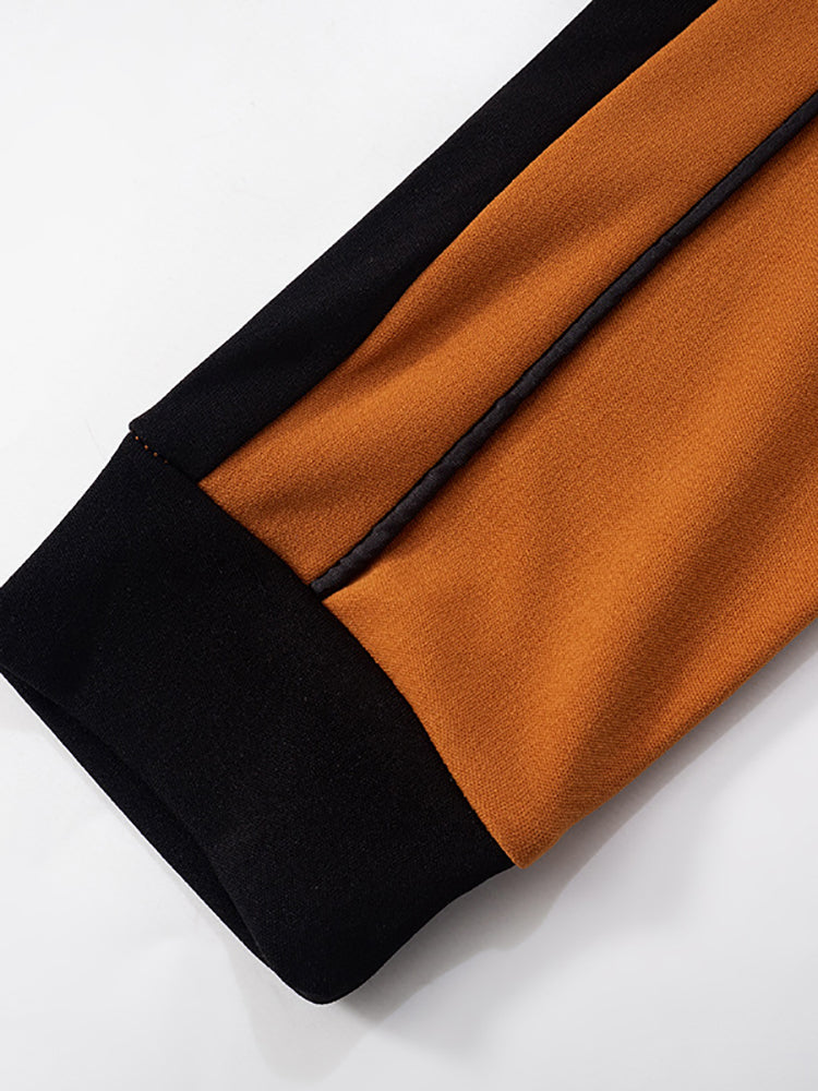 Stand Collar Slim Fit Jacket and Shorts Set