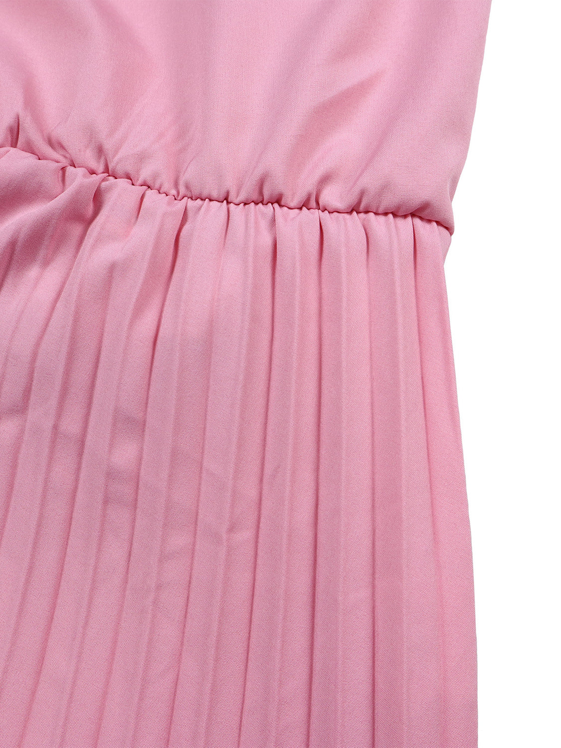 Chain Halter Backless Pleated Jumpsuit