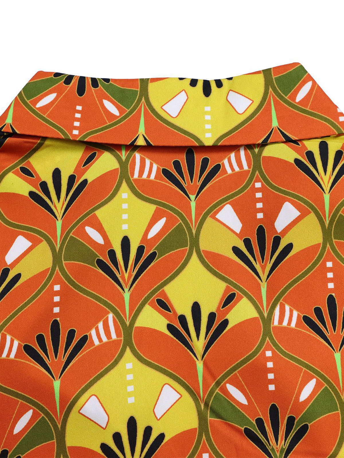 Printed Long Sleeve Shirt & Wide-Leg Pants