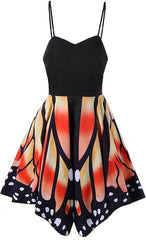 Spaghetti Strap Ruffle Mini Dress