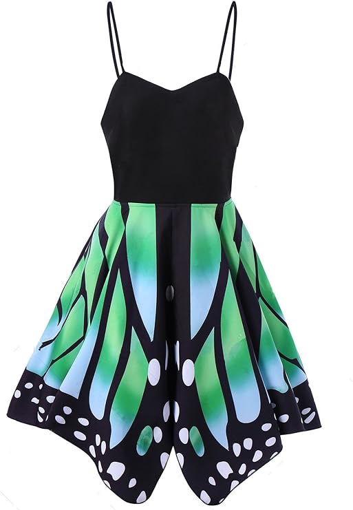 Spaghetti Strap Ruffle Mini Dress