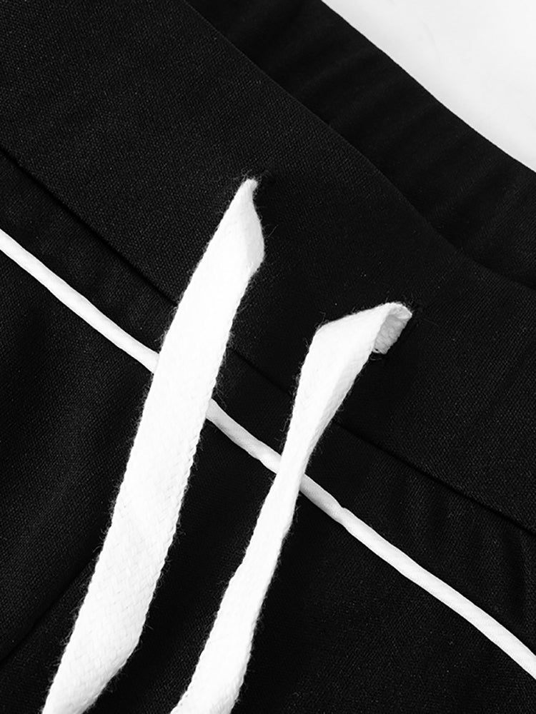 Stand Collar Slim Fit Jacket and Shorts Set