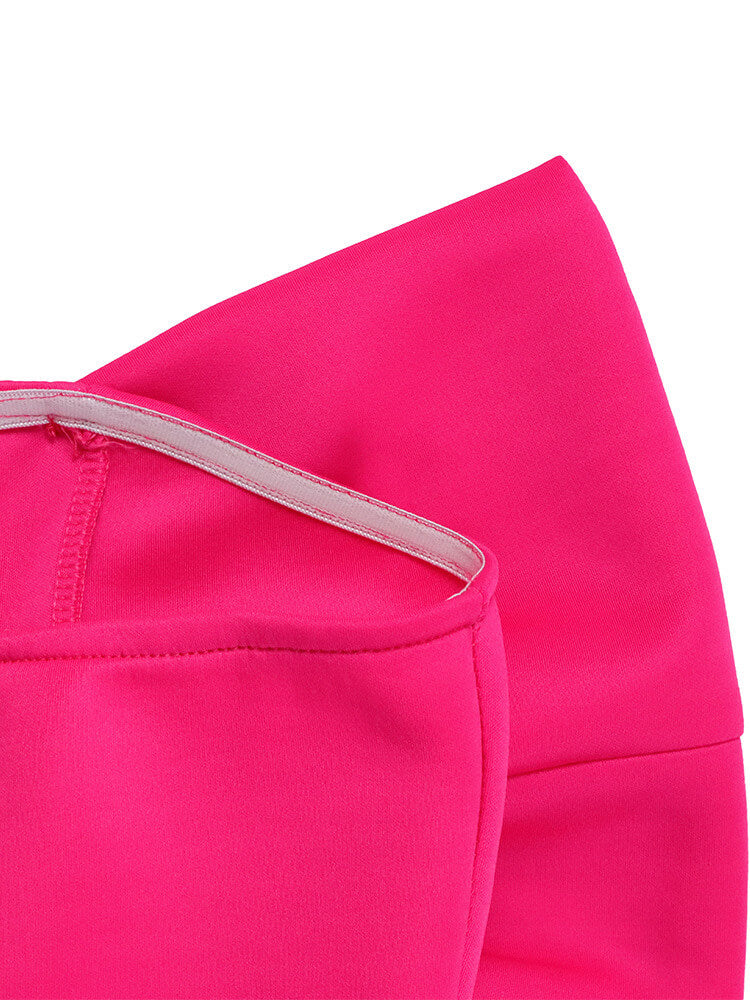 Off Shoulder Bow Knot Tube Top