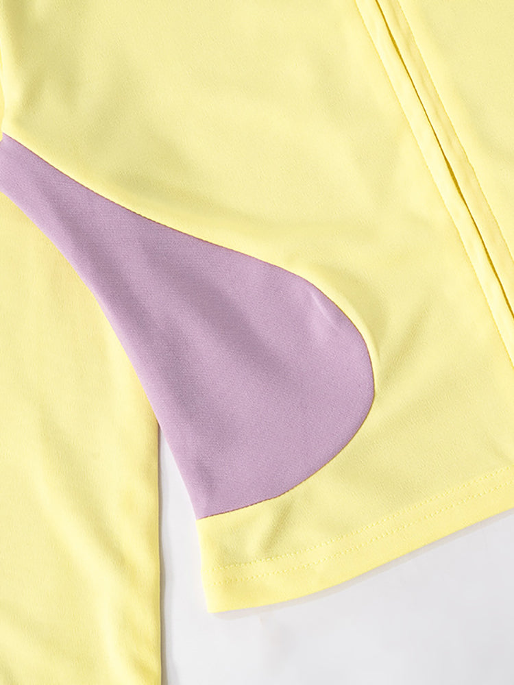 Stand Collar Slim Fit Jacket and Shorts Set