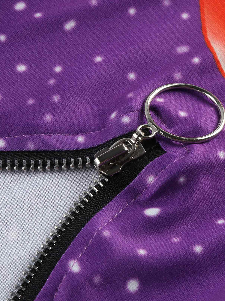 Christmas Plus Size Long Sleeves Elk Print Top