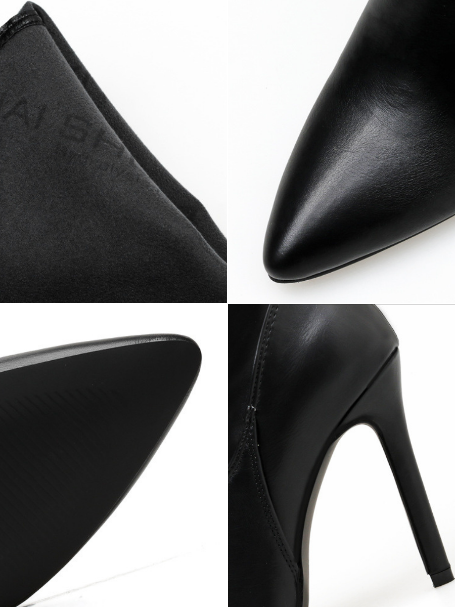 Elegant Thigh High Stiletto Boots