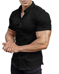 Mens Short Sleeve Button Down Shirts