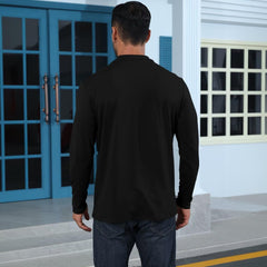 Mens Long Sleeve Turtle Neck Pullover