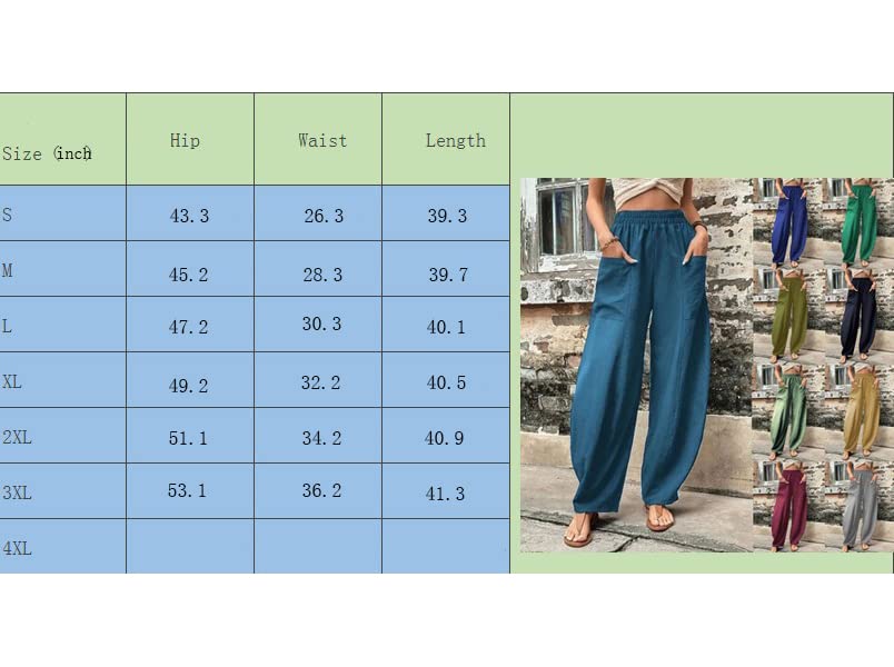 High Waisted Straight Leg Pants with Pockets