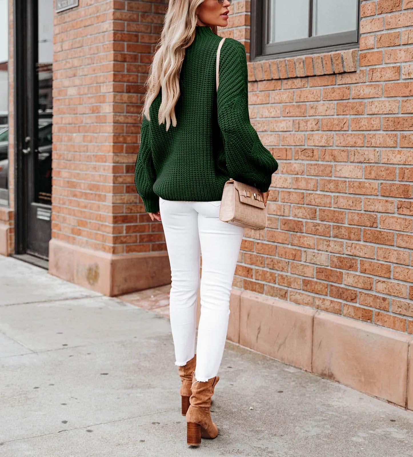 Long Sleeve Knit Solid Pullover