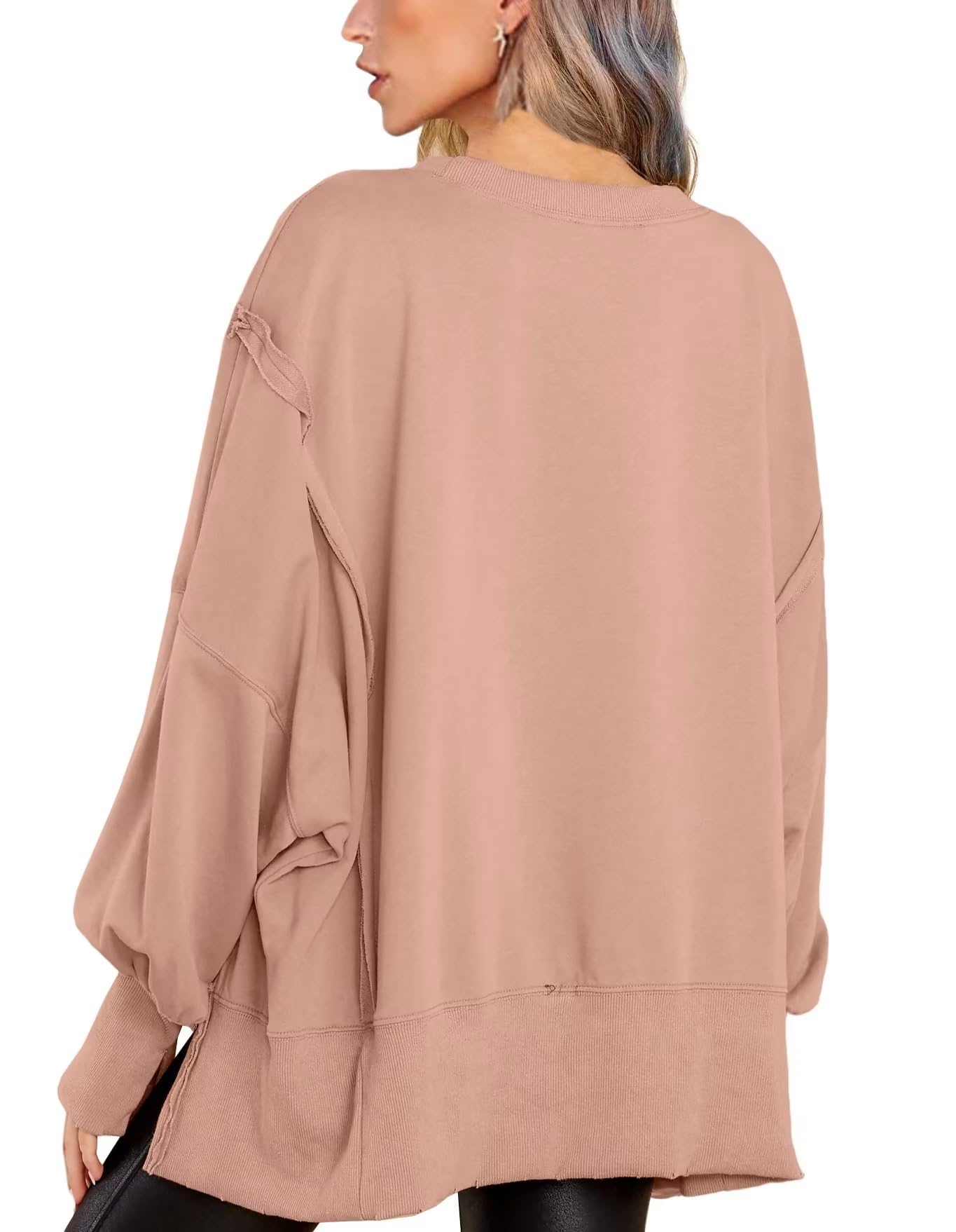 Crew Neck Long Sleeve Pullover Top