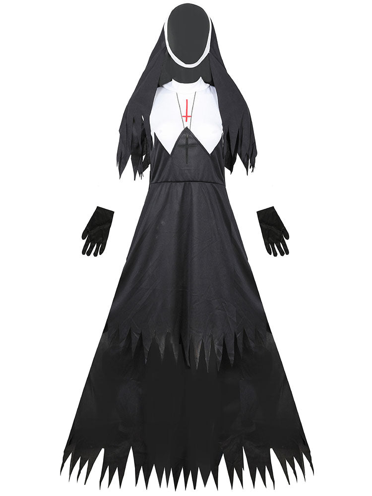 Halloween Demon Nun Costume