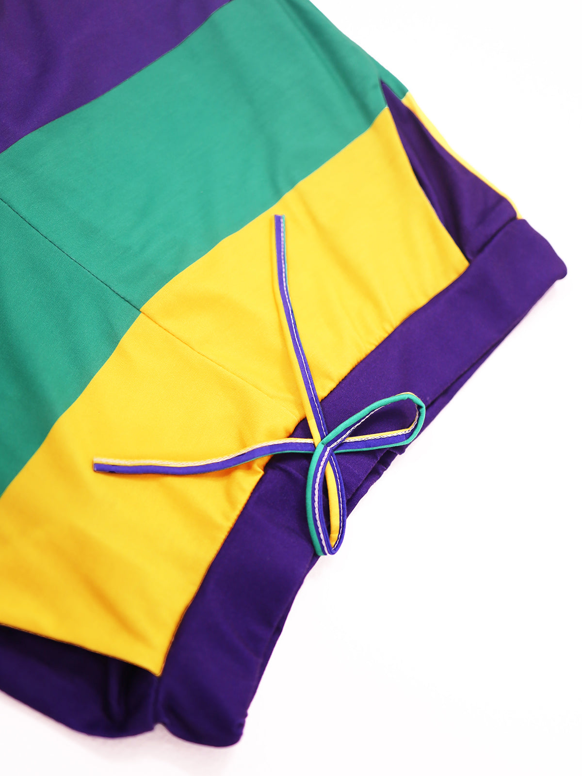 Two-Piece Striped Short Sleeve Top Pants Set