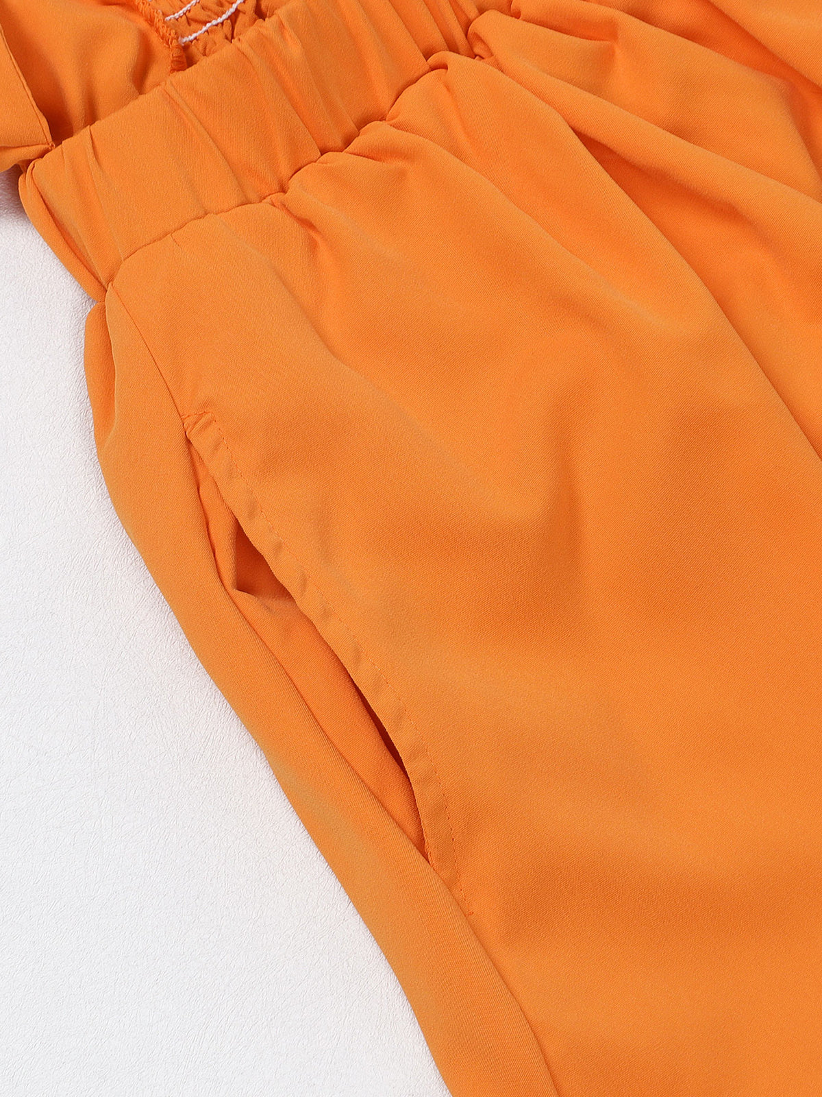 One-Shoulder Ruched Petal Cutout Dress