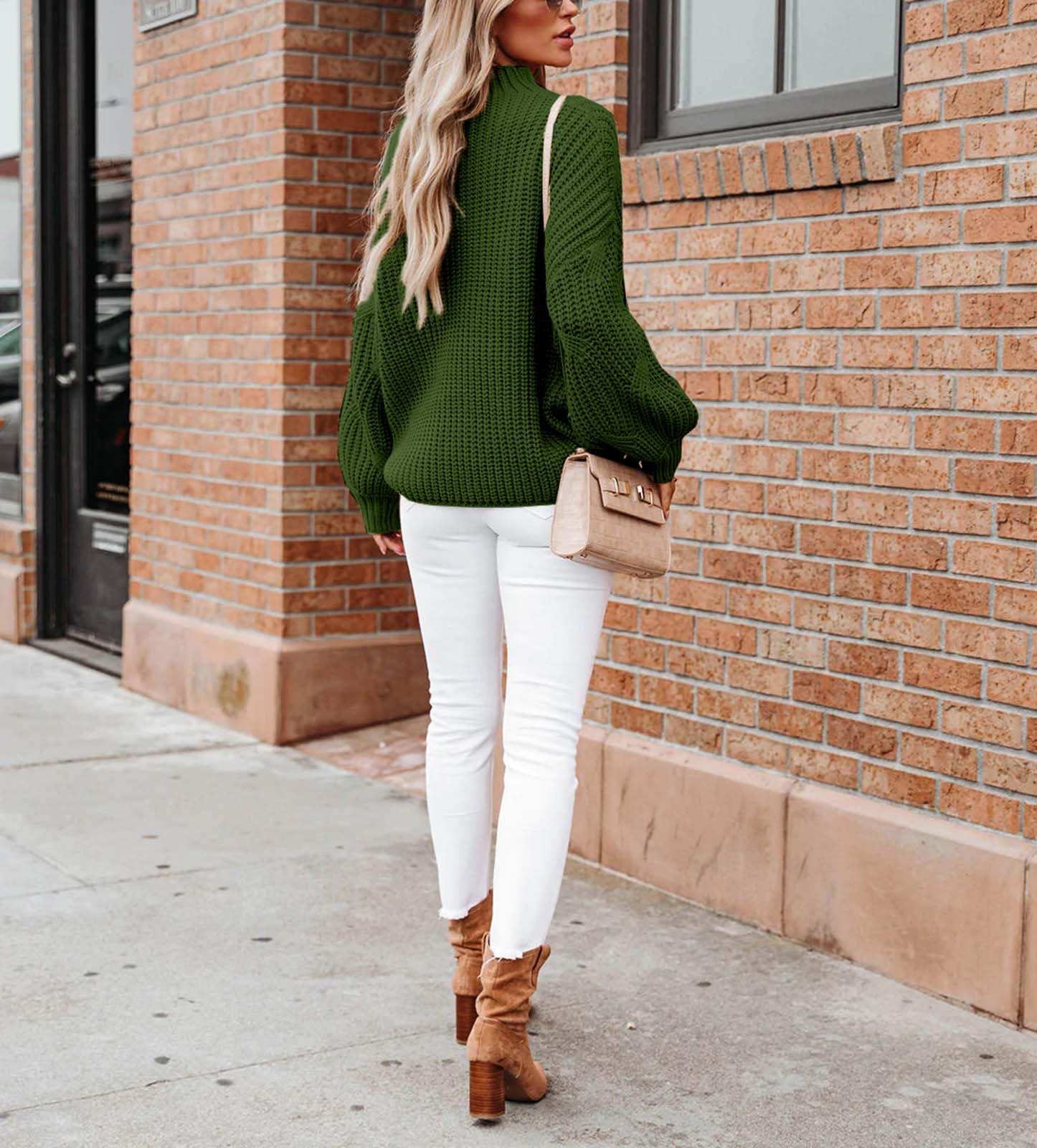 Long Sleeve Knit Solid Pullover