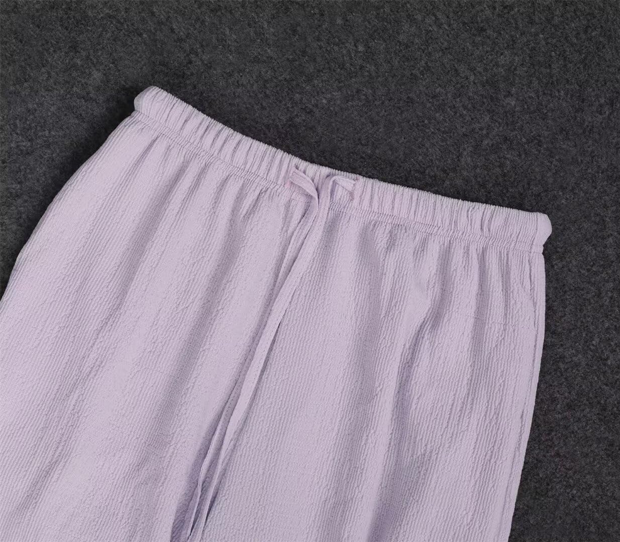 Two Piece Button Down Shirt Wide Leg Pant