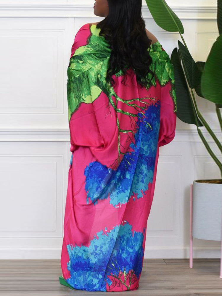 Floral Print Beach Cover-Up Cardigan