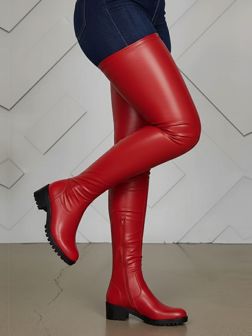 Round Toe Riding Boots