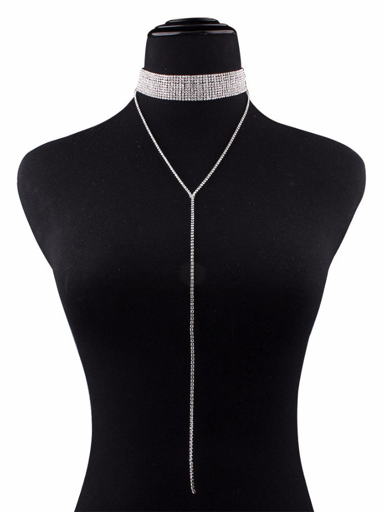 Multilayer Strand Chain Necklaces