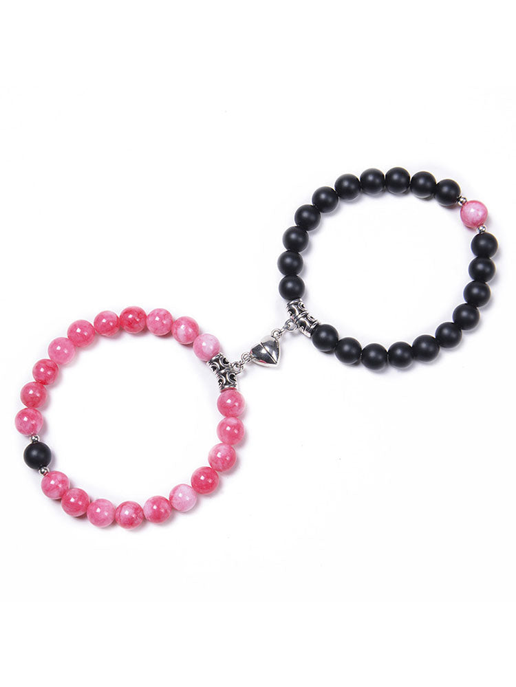 Two Piece Magnetic Attraction Couple Bracelets