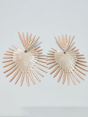 Retro Glitter Sector Earrings