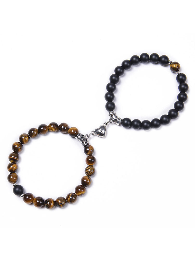Two Piece Magnetic Attraction Couple Bracelets