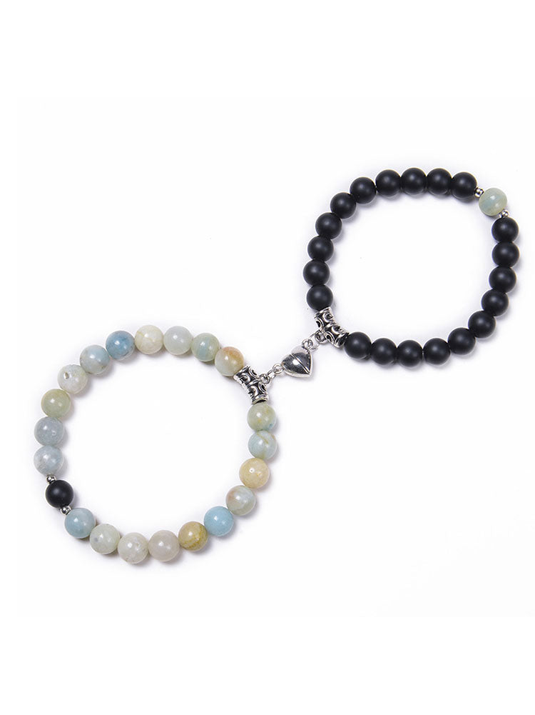 Two Piece Magnetic Attraction Couple Bracelets