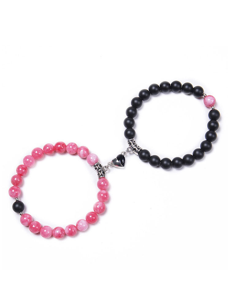 Two Piece Magnetic Attraction Couple Bracelets