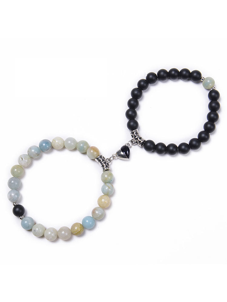 Two Piece Magnetic Attraction Couple Bracelets