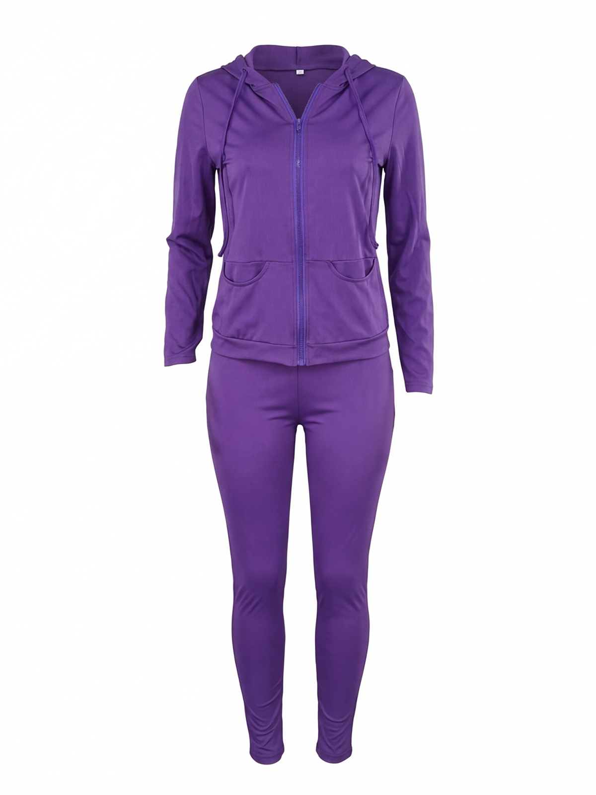 Hooded Zip Jacket Jogger Set