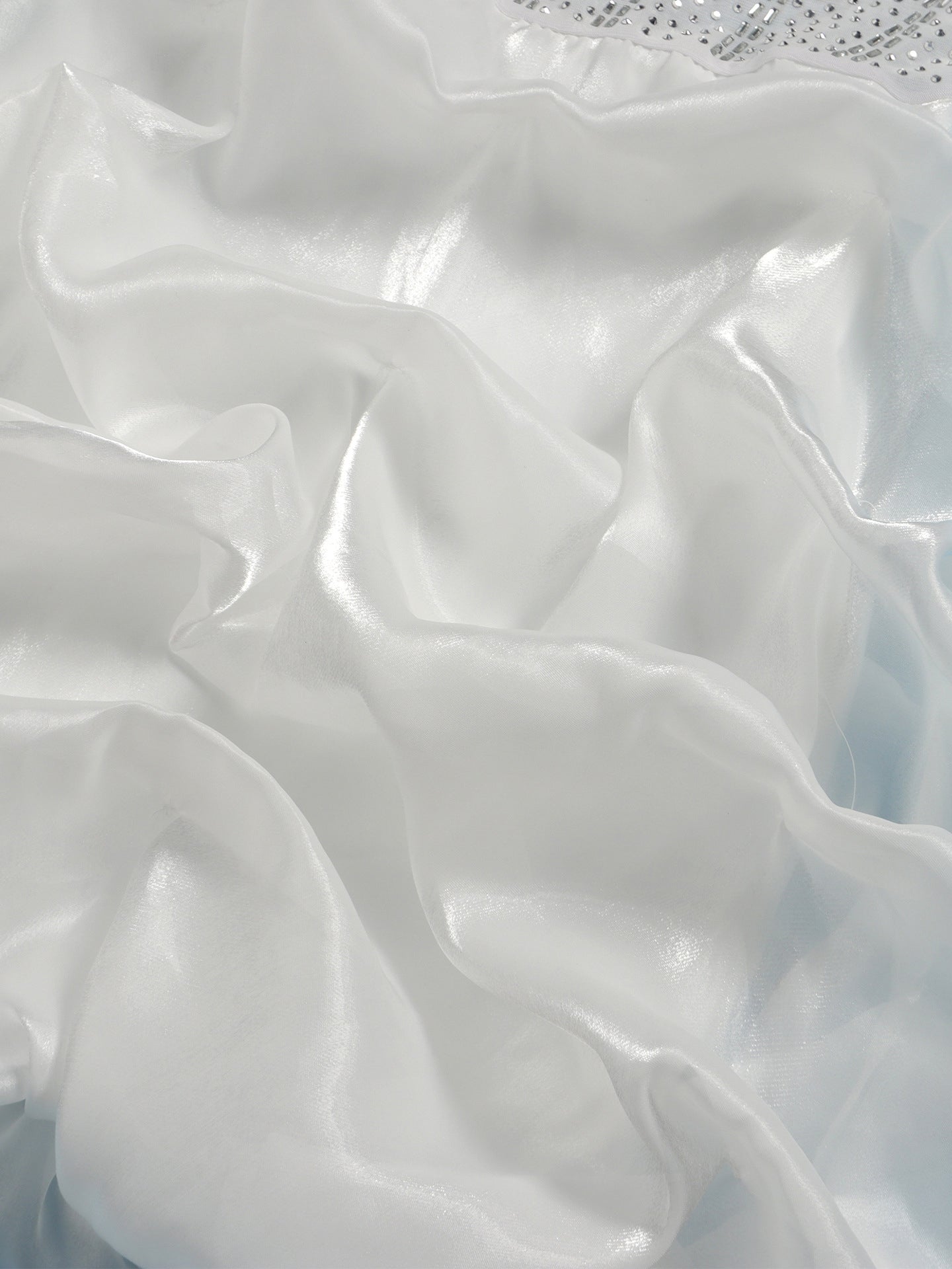 Rhinestone Spaghetti Strap Tulle Layered Dress