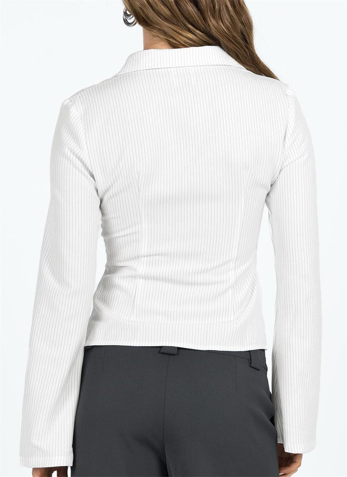 Button Down Long Sleeves Blouses