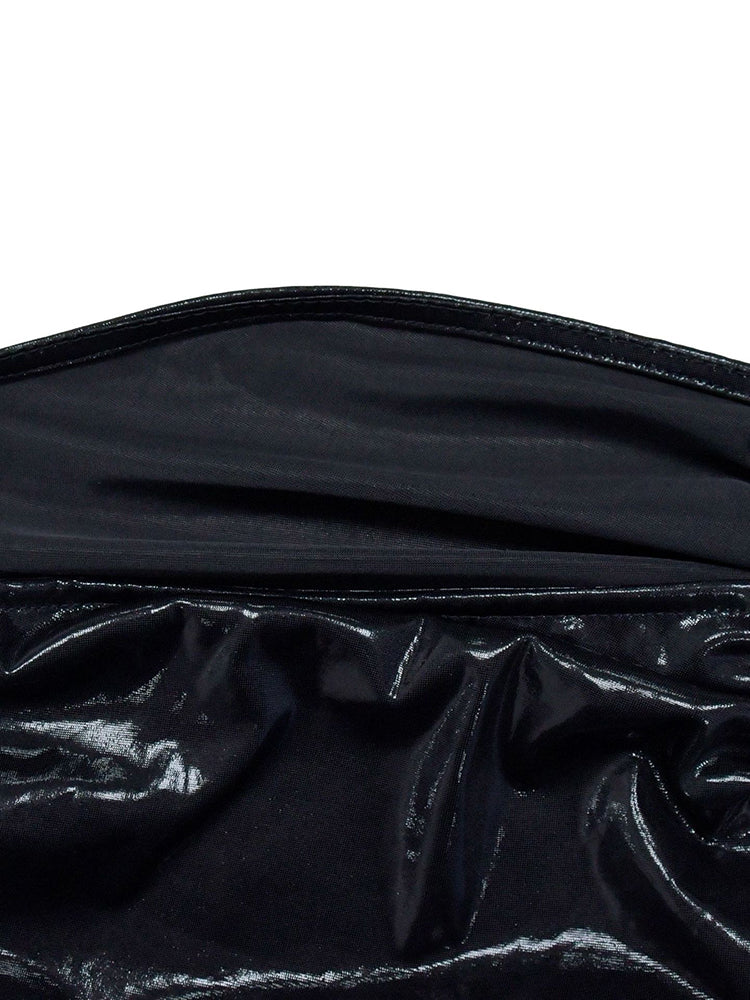 Spaghetti Strap Off-Shoulder Pleated Bodycon Dress