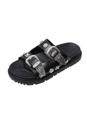 Studded Metal Rivet Flat Slide