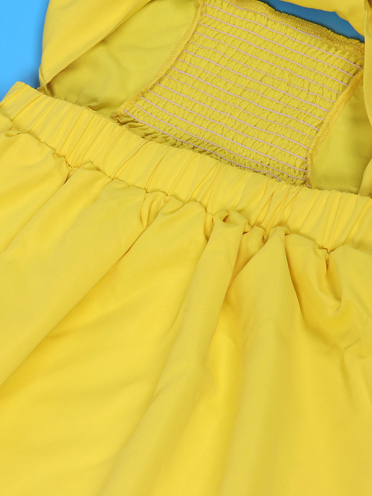 One-Shoulder Ruched Petal Cutout Dress