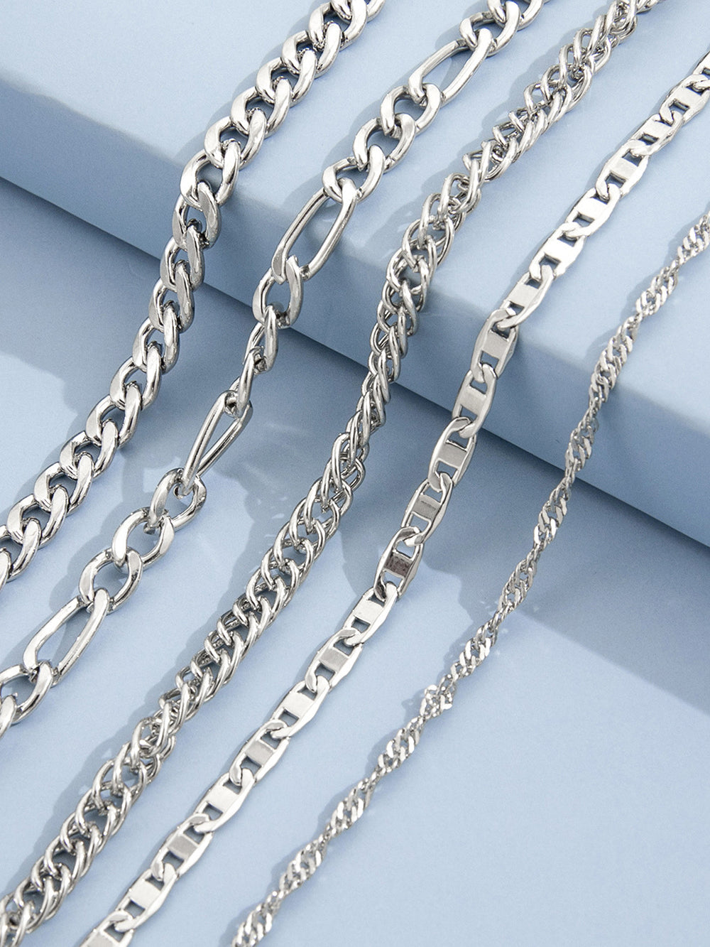 Minimalist Vintage Snake Chain Ankle Bracelet Set