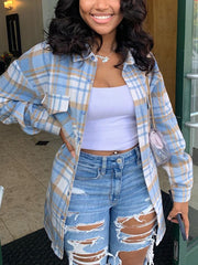 Plus Size Wool Plaid Shirts
